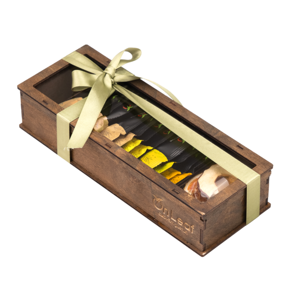 Set premium de ceai cu diverse arome 4 compartimente